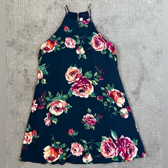 The Impeccable Pig Floral Shift Mini Dress - Picture 1 of 4